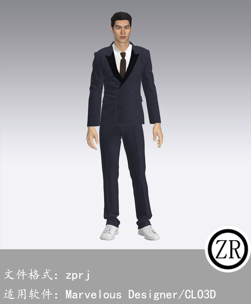 CLO3D/Marvelous Designer  连衣裙服装 M114