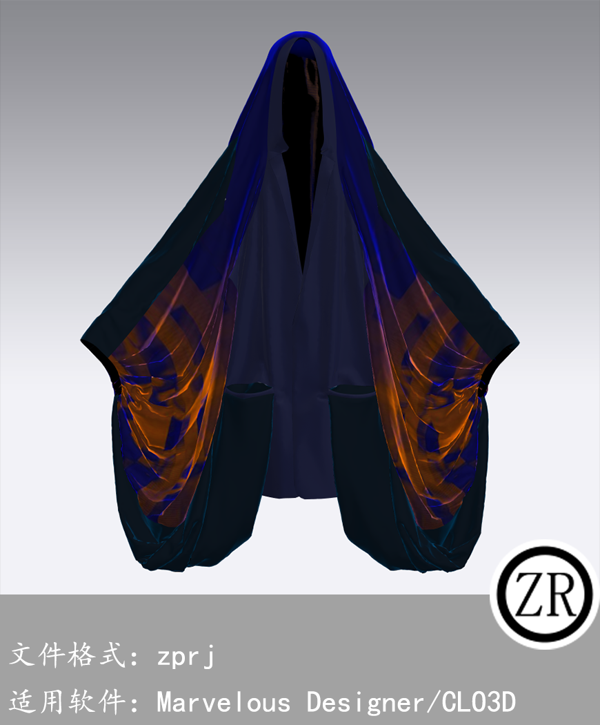 CLO3D/Marvelous Designer  连衣裙服装 M116