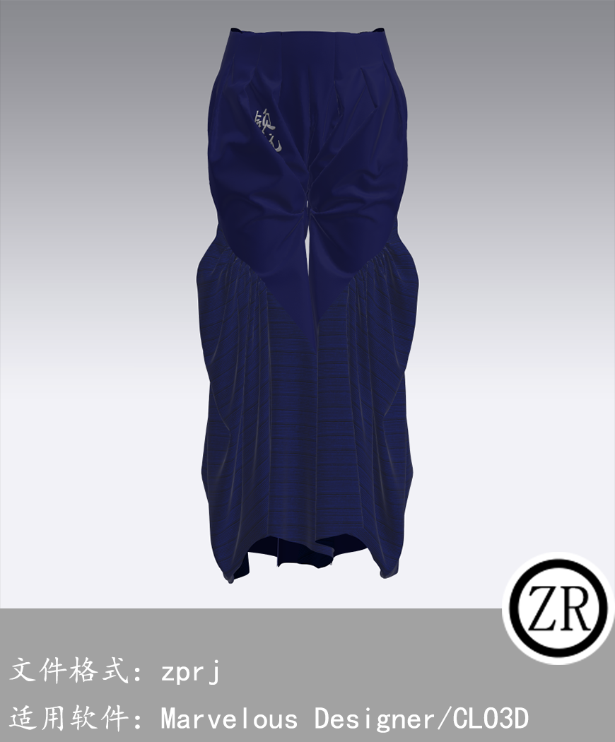 CLO3D/Marvelous Designer  连衣裙服装 M117