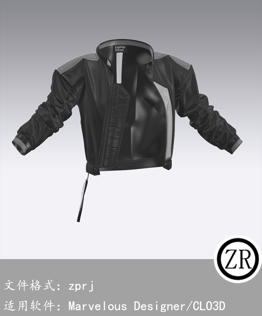CLO3D/Marvelous Designer  外套服装 M129