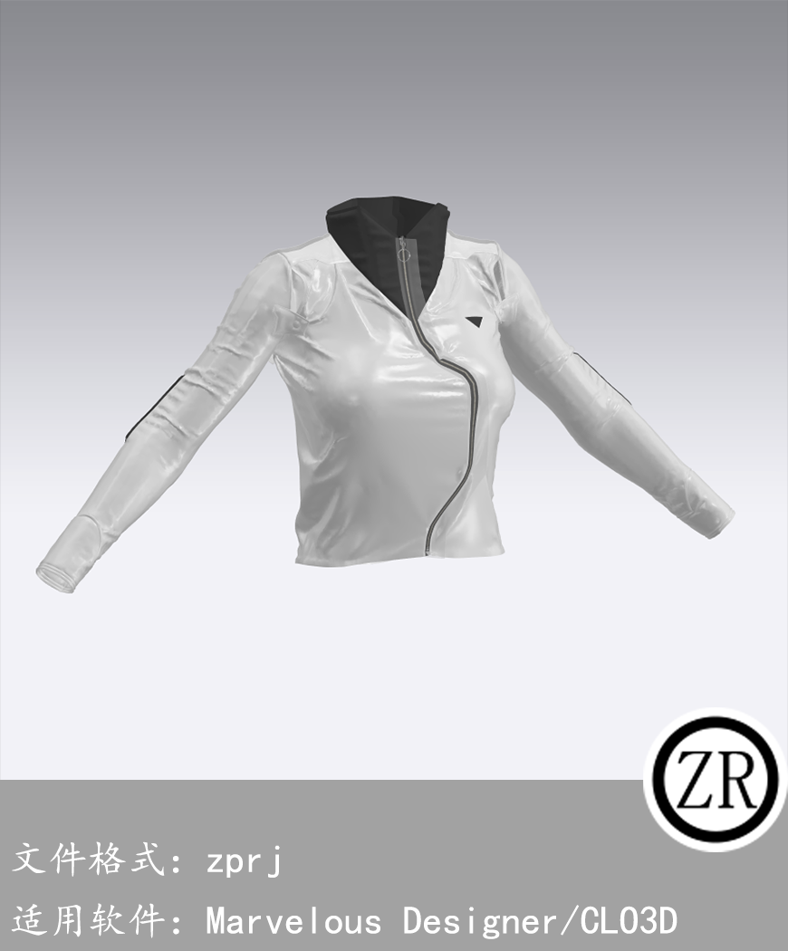CLO3D/Marvelous Designer  外套服装 M130