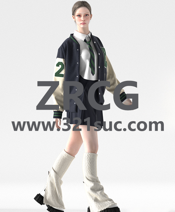 clo3d虚拟模特有骨骼可调节姿势可以修改尺寸Mia