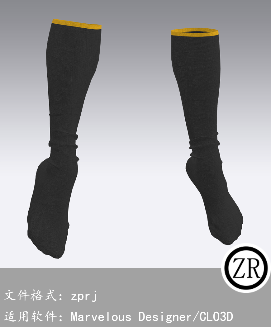 CLO3D/Marvelous Designer 运动衫上衣服装 M209