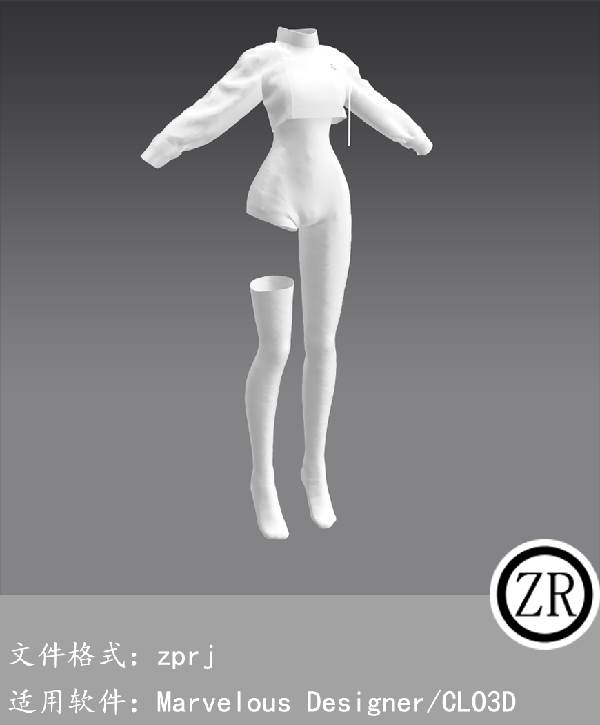 CLO3D/Marvelous Designer 服装 M255