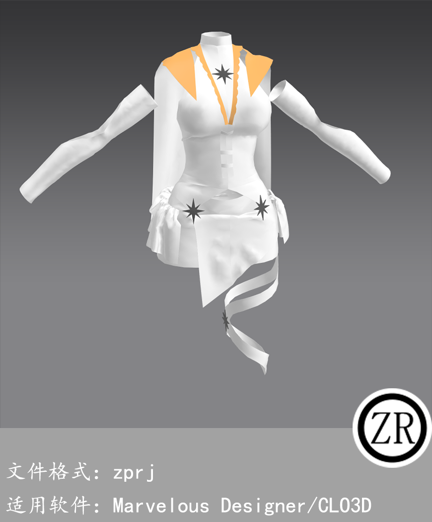 CLO3D/Marvelous Designer 服装 M264