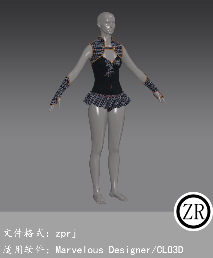CLO3D/Marvelous Designer 服装 M269