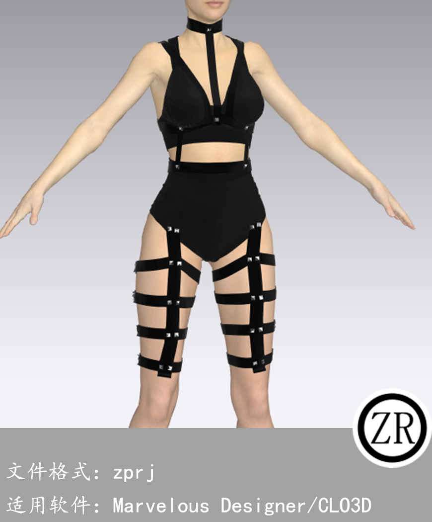 CLO3D/Marvelous Designer 服装 M284
