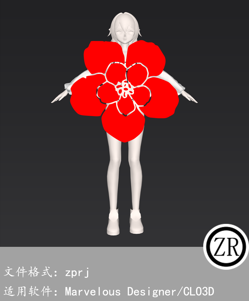 CLO3D/Marvelous Designer 服装 M285