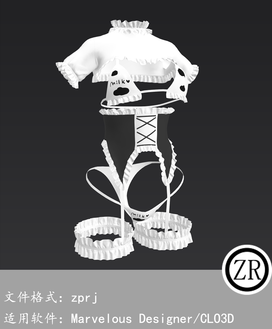 CLO3D/Marvelous Designer 服装 M297