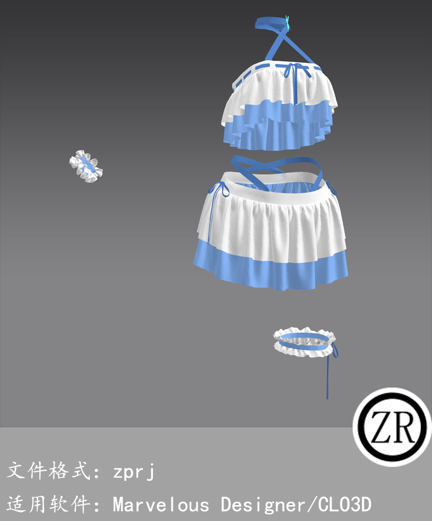 CLO3D/Marvelous Designer 服装 M312