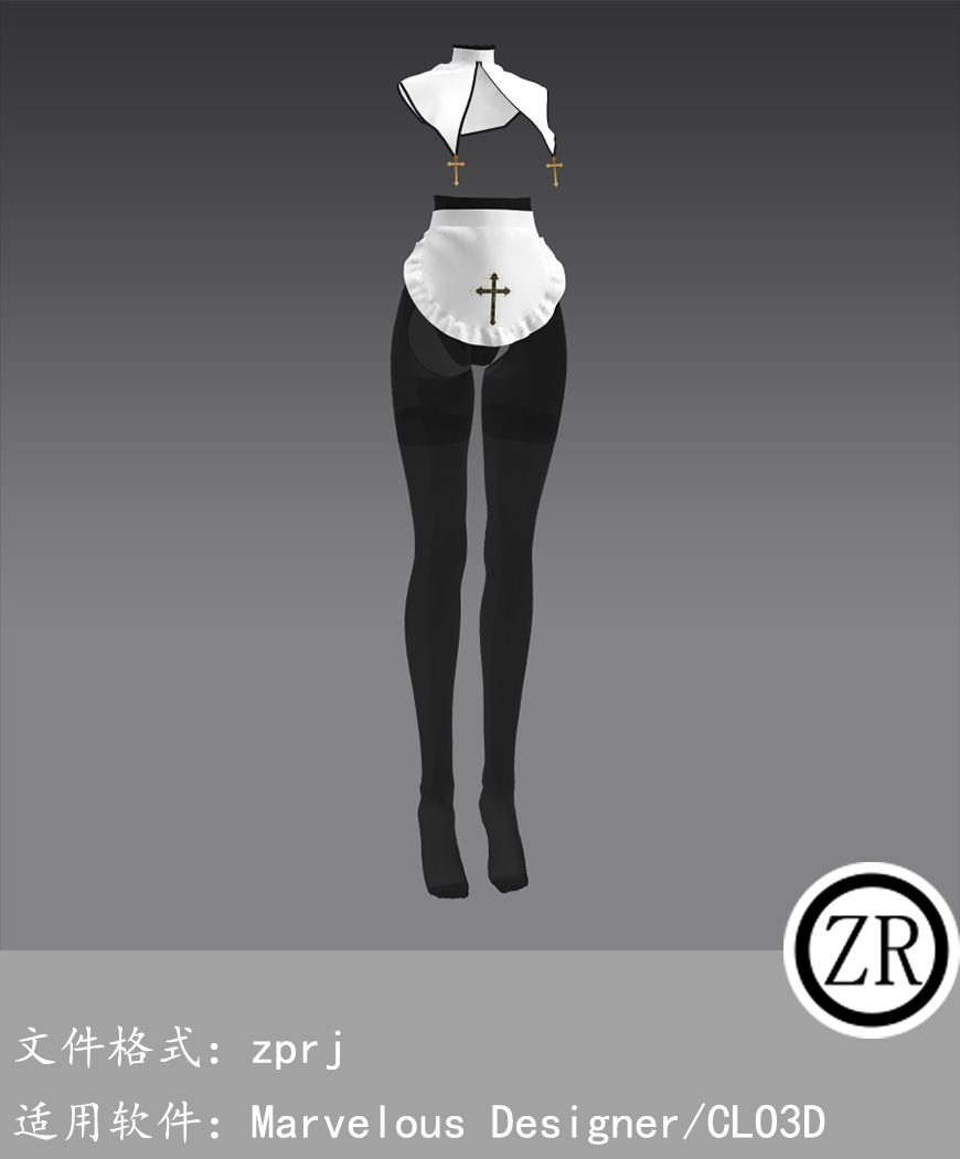 CLO3D/Marvelous Designer 服装 M316