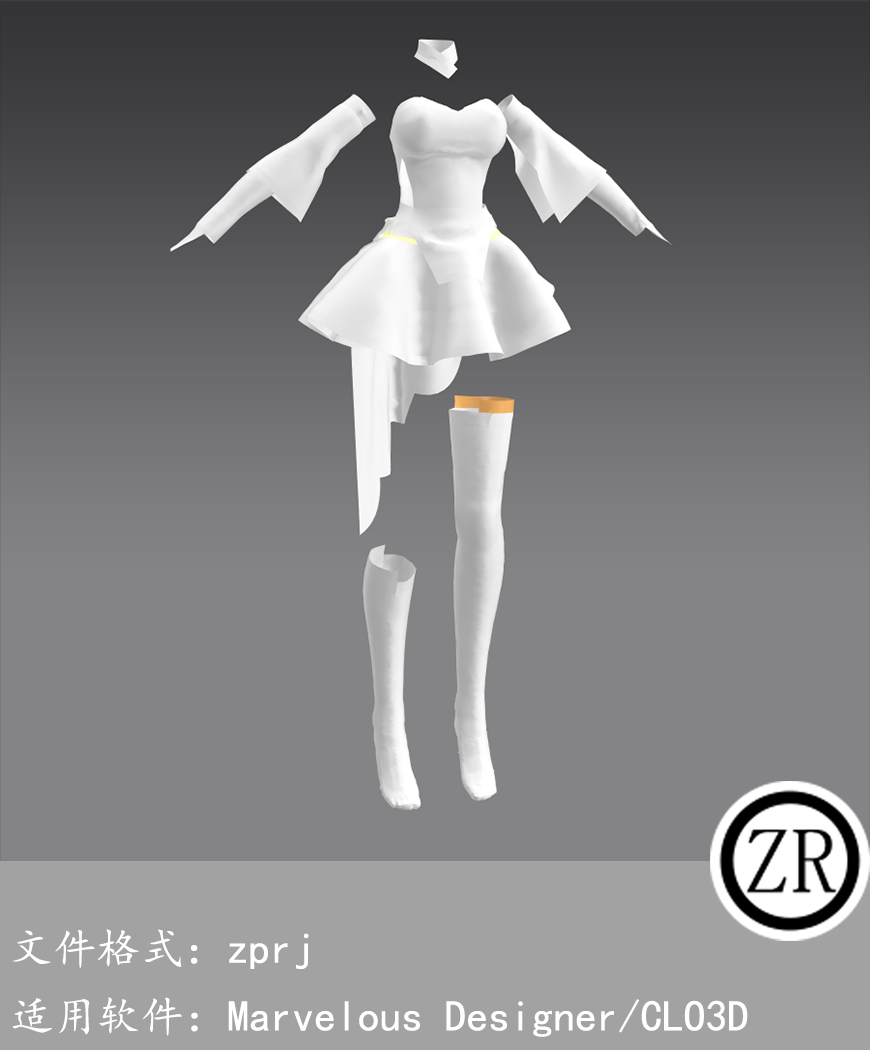 CLO3D/Marvelous Designer 服装 M320