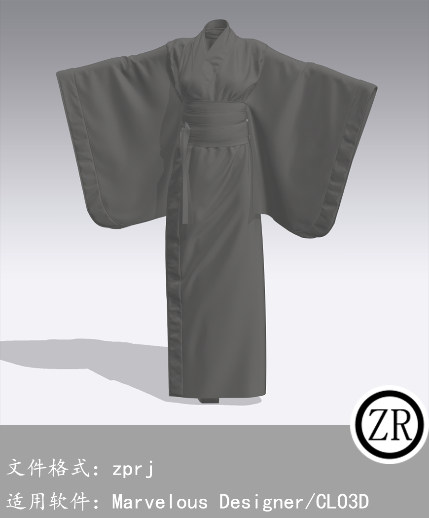 CLO3D/Marvelous Designer 古装 M324