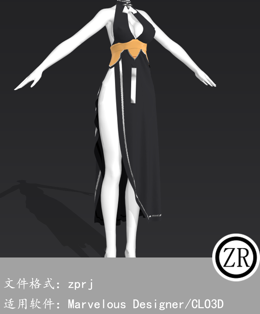 CLO3D/Marvelous Designer 服装 M341