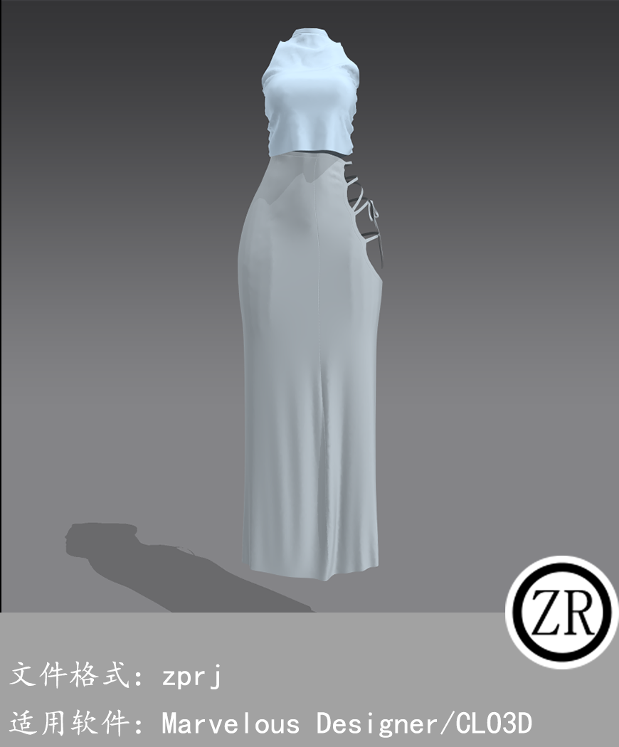 CLO3D/Marvelous Designer 古装 M357