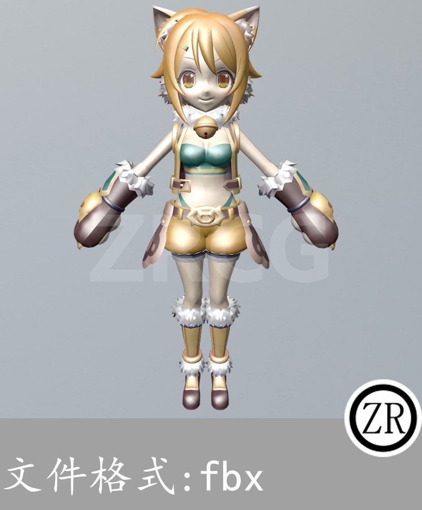 Q版卡通人物猫拳