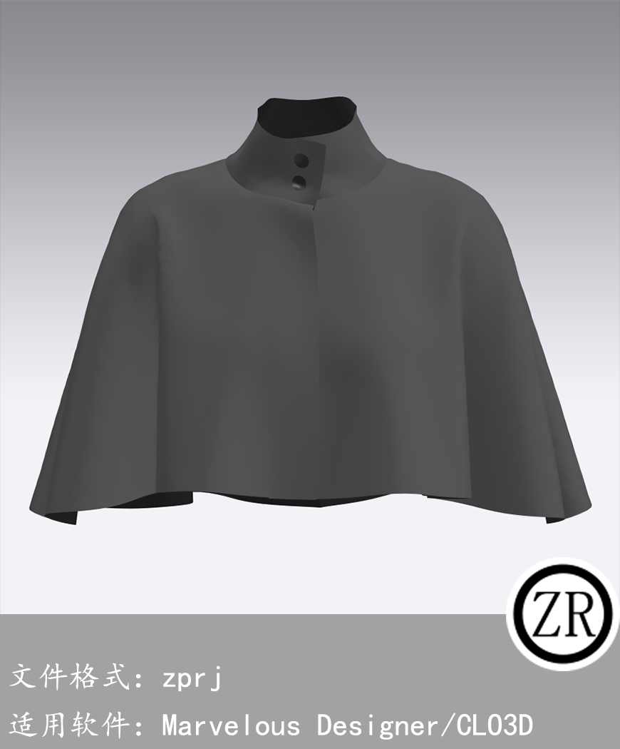 CLO3D/Marvelous Designer  外套服装 M47
