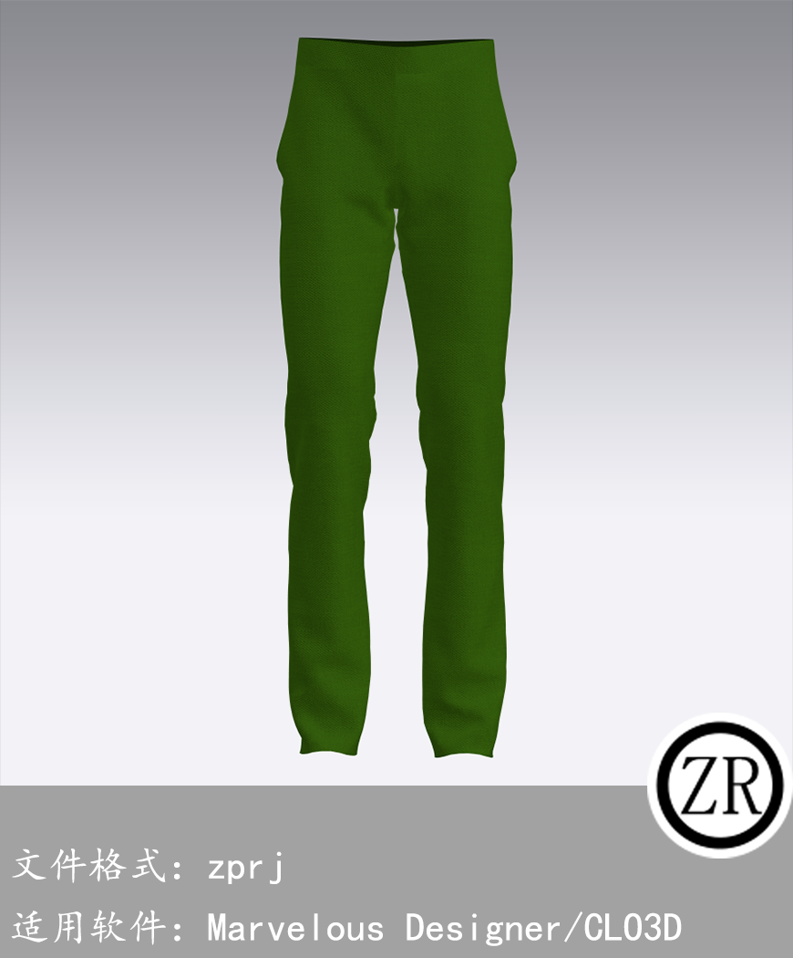 CLO3D/Marvelous Designer  裤子服装 M67