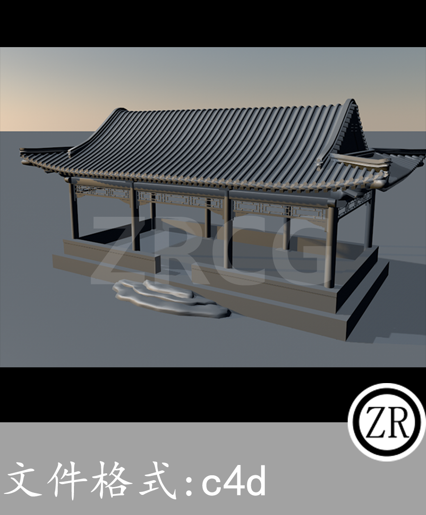亭子3D模型