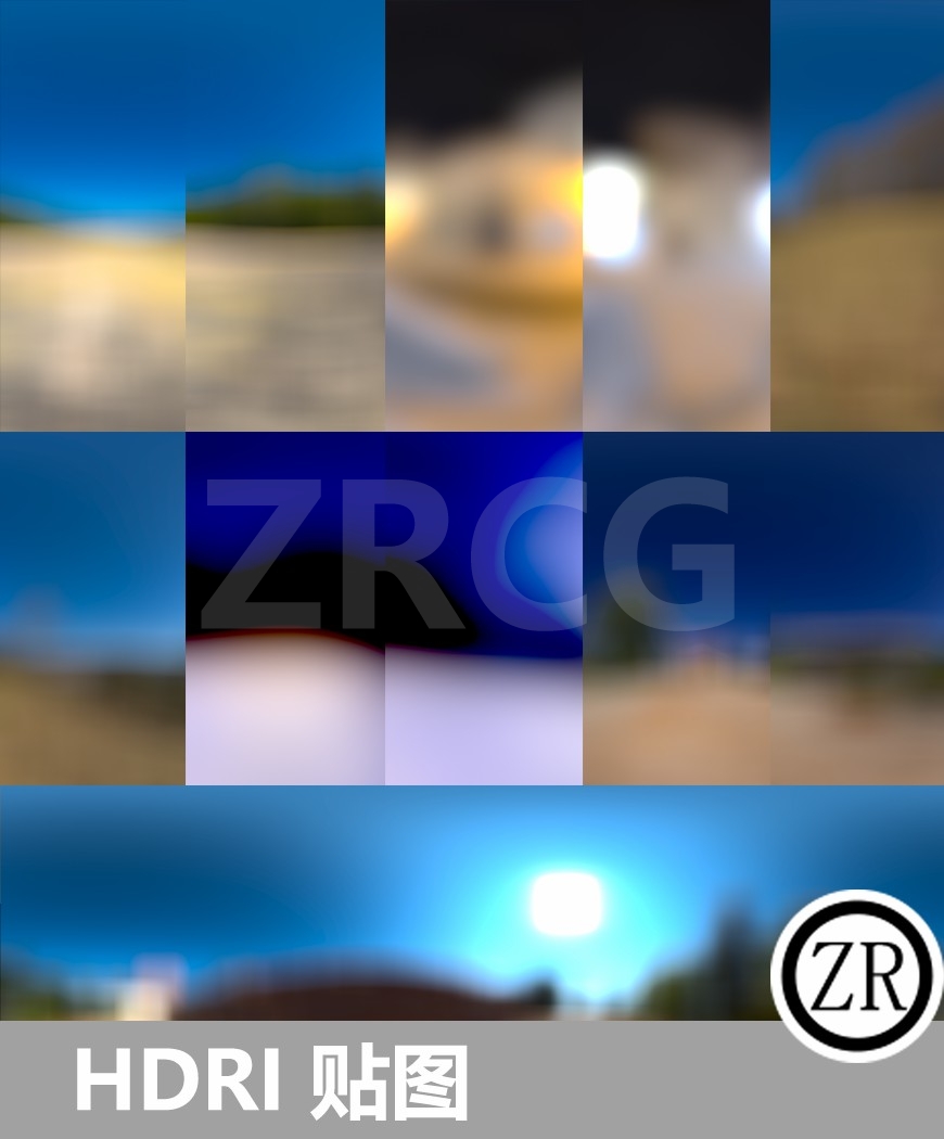 40个 模糊背景HDR