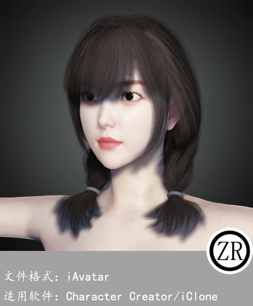 CC女性人物模型C140