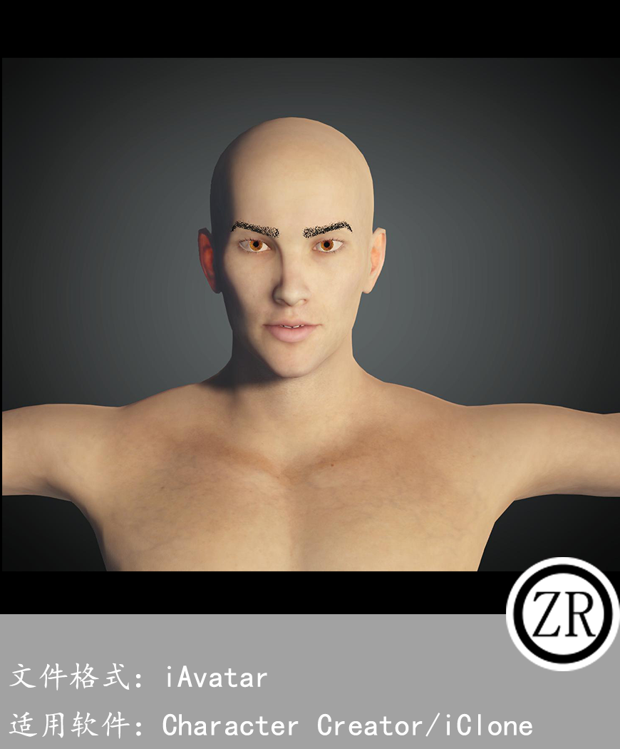 CC男性人物模型C194