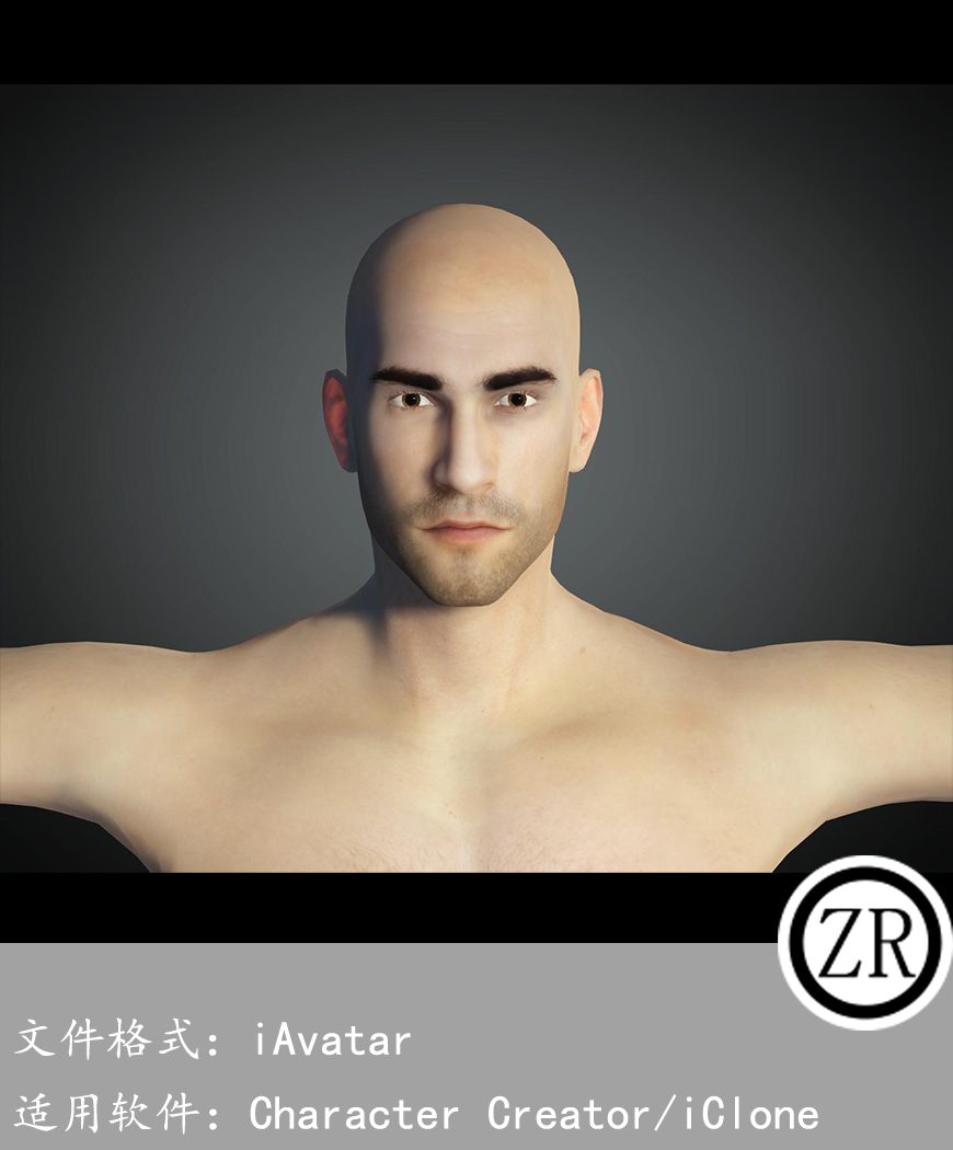 CC男性人物模型C196