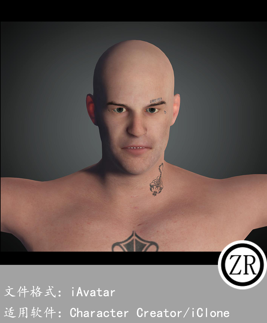 CC男性人物模型C245