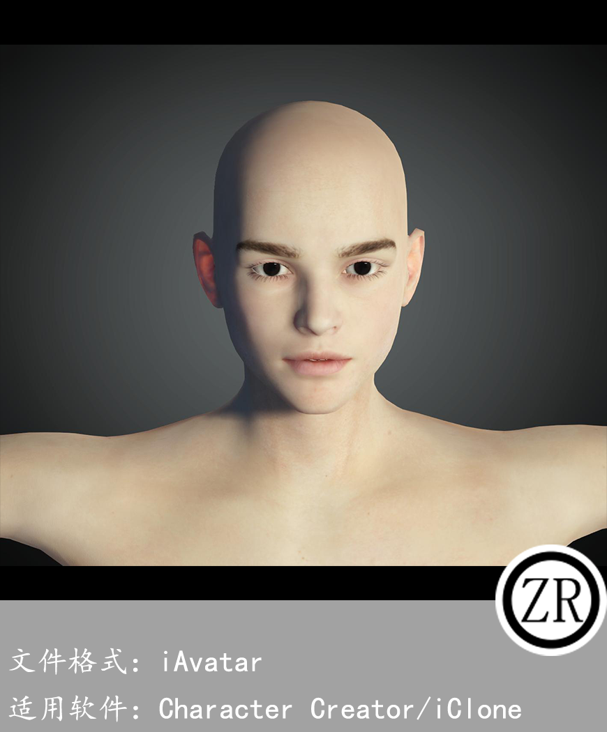 CC男性人物模型C246