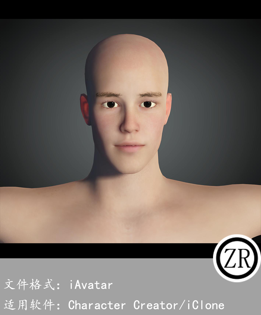 CC男性人物模型C250