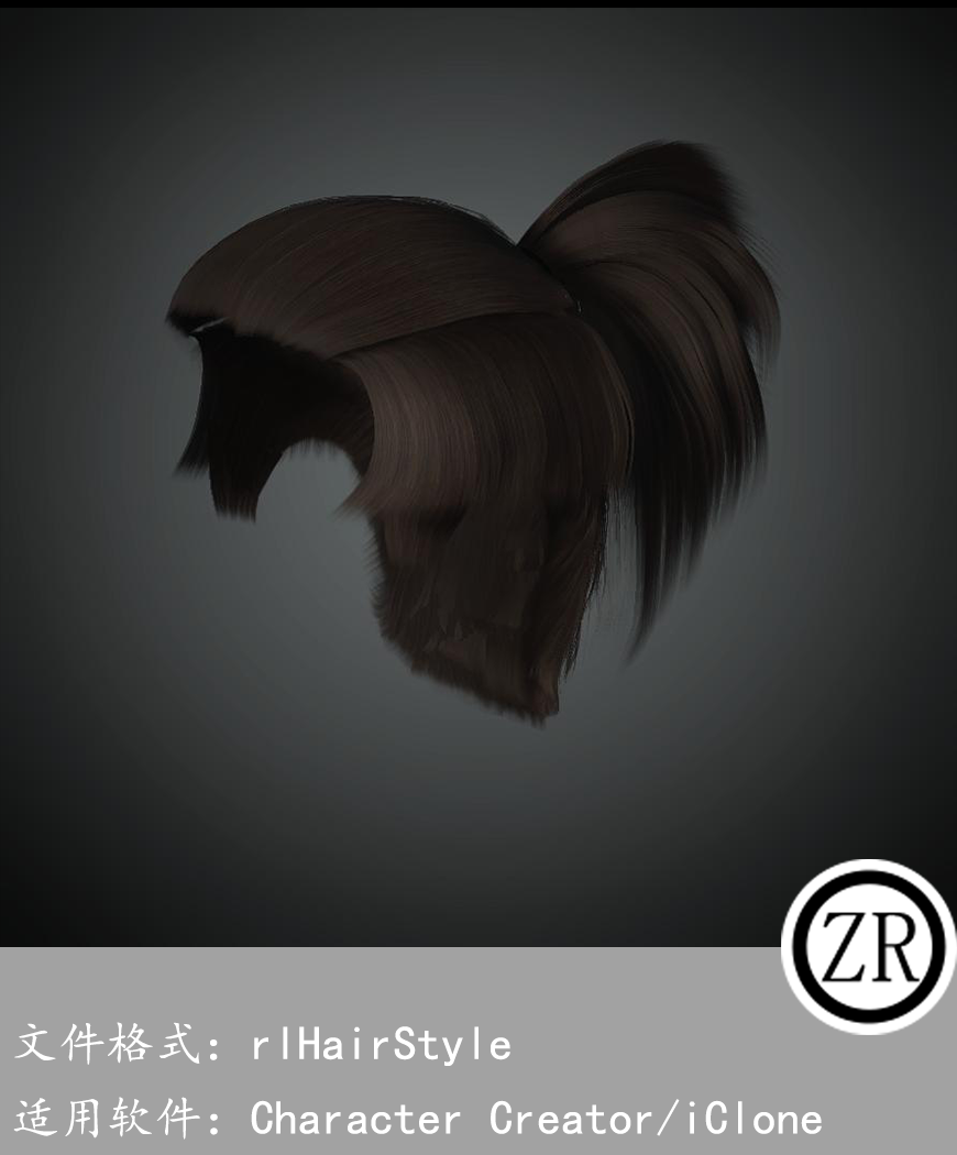 CC男性头发模型C262