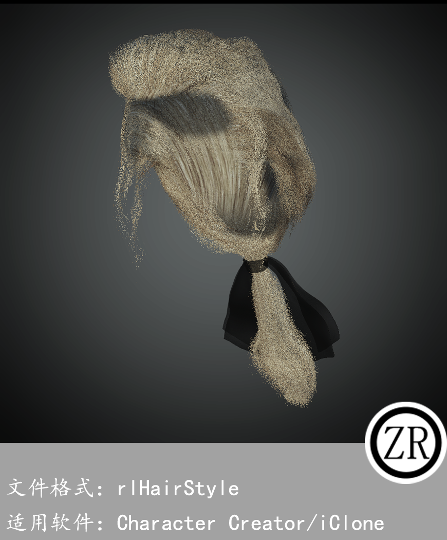 CC男性头发模型C274