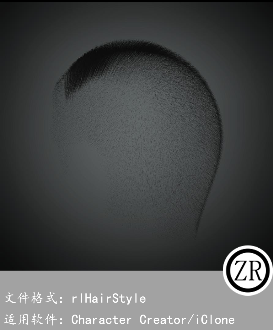 CC男性头发模型C280