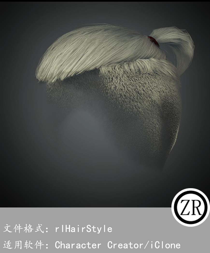 CC男性头发模型C282
