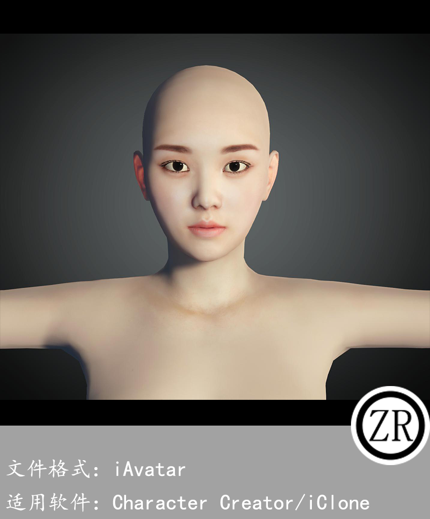 CC女性人物模型C81