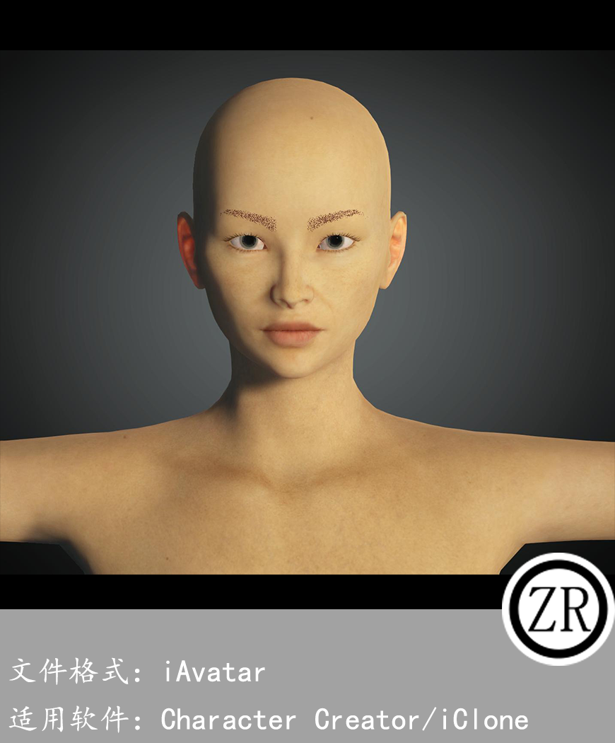 CC女性人物模型C85