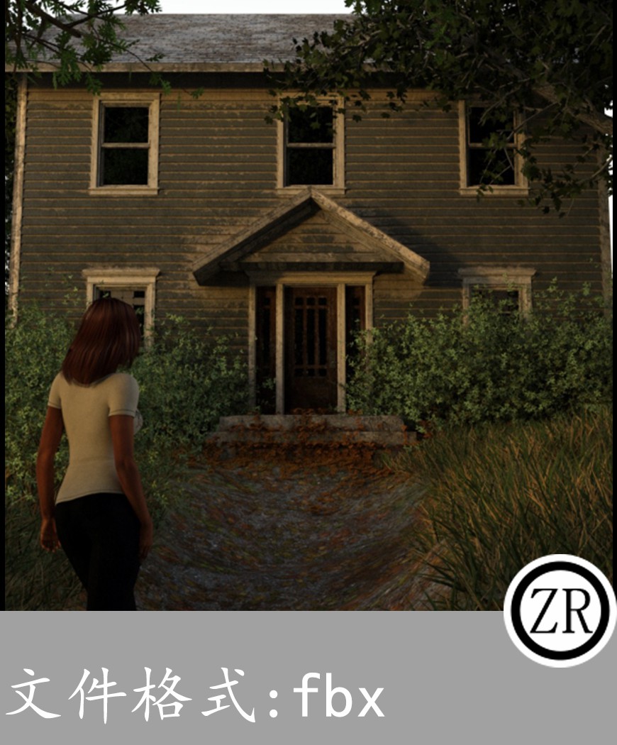 房屋建筑有贴图-场景44