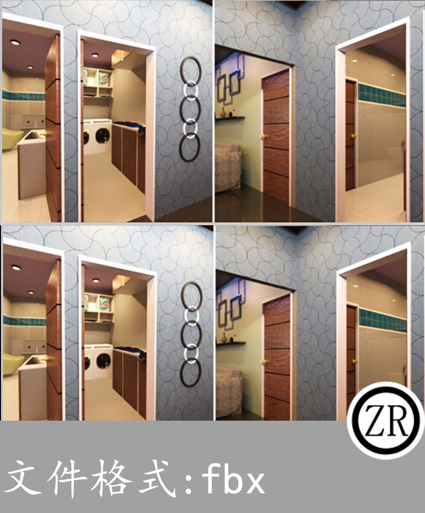 室内房间有贴图-场景12