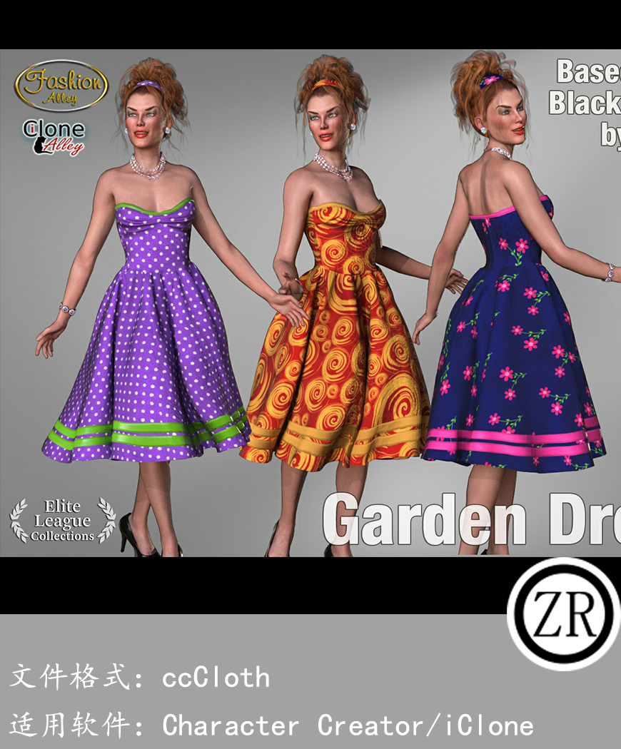 3个Garden Party Dresses