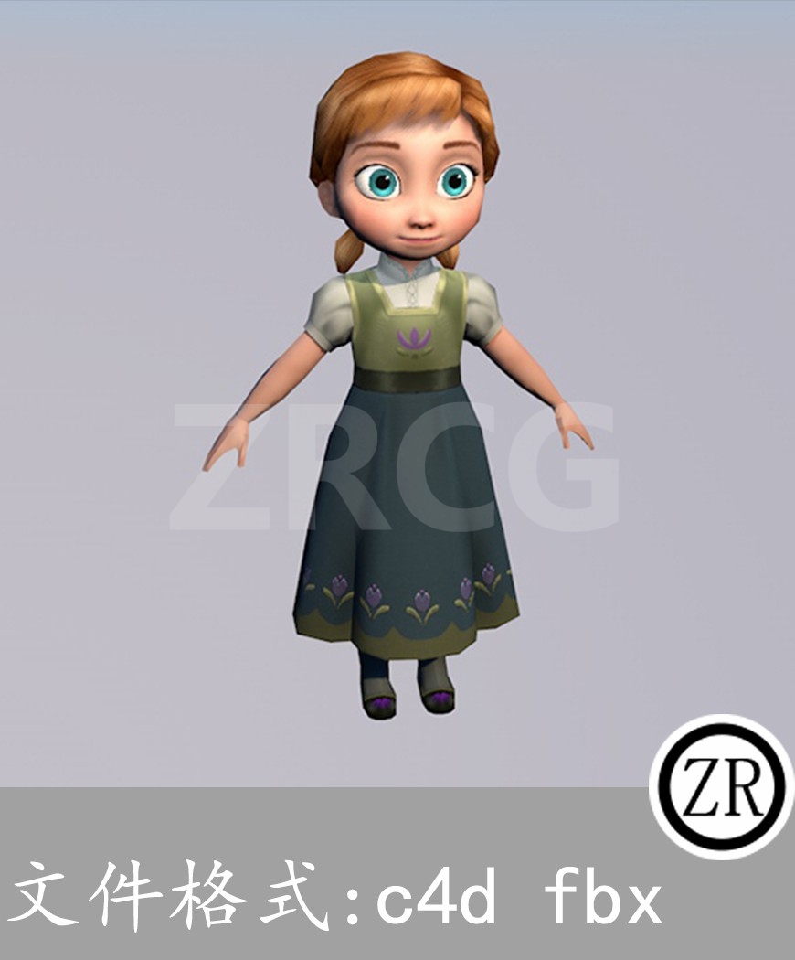 Q版卡通人物角色-Anna