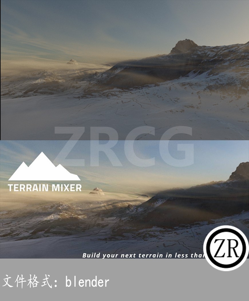 Blender混合地形 Terrain Mixer