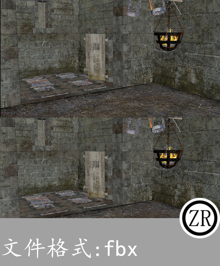 古代囚房有贴图-场景25
