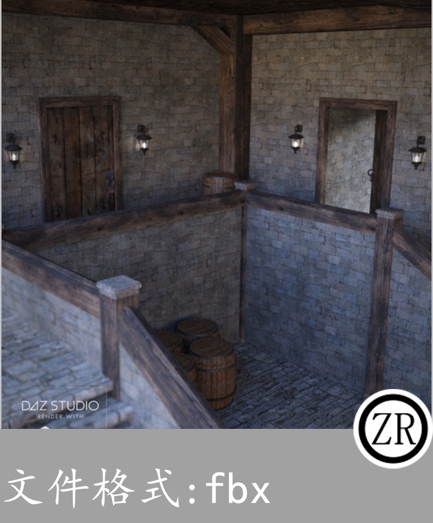 古代房间有贴图-场景26