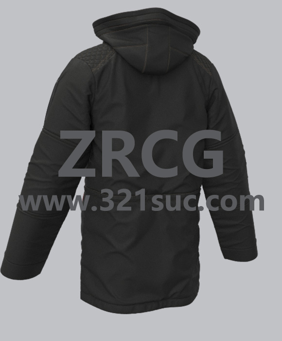 MD服装CLO素材--男士夹克厚外套带教程